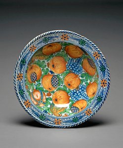 Havza, 1639 (kalay sırlı çanak çömlek) by English School