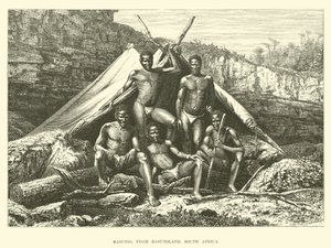 Basutos, Basutoland, Güney Afrika