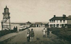Hamam ve Kumlar, Dovercourt (taş baskı) by English School