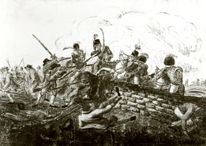 Bonnybridge Savaşı, 1820 by English School