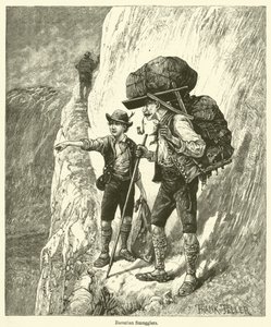 Bavyeralı Kaçakçılar (gravür) by English School