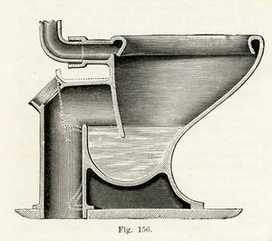 Baziers Patent Doğrudan Hareketli Klozet, 1870 by English School