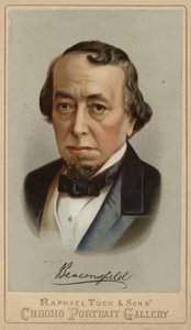 Benjamin disraeli by English School