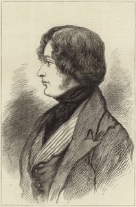 1837 yılında Benjamin Disraeli by English School
