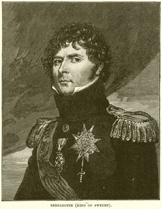 Bernadotte (İsveç Kralı) by English School