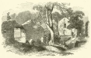 Bindon Manastırı (gravür) by English School