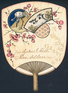 Yelpazedeki kuşlar, Noel kartı by English School