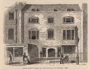 Piskopos Burneys Evi, St Johns Meydanı, Clerkenwell by English School