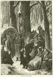 Karda Bivouac, Kasım 1870 by English School