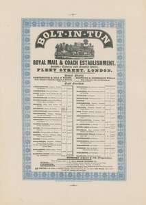 Bolt-in-Tun Royal Mail & Coach Kurulumu by English School