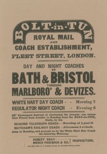 Bolt-in-Tun Royal Mail ve Coach Kurulumu by English School