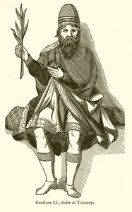 Boniface II, Toskana Dükü by English School