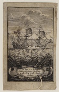 Kitapçılar, Paul ve Isaac Vaillant, ticari kart by English School
