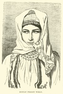 Bosnalı köylü kadın by English School