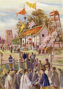 Bir askeri karakola kaydolan boksörler, Çin by English School