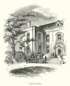 Boyer Evi (gravür) by English School