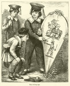 Uzun Zamanın Çocukları (gravür) by English School