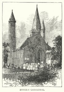 Brechin Katedrali (gravür) by English School