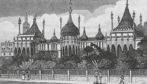 Brighton Pavilion (gravür) by English School