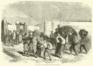 Varoşlardan sebze getirmek, Ekim 1870 by English School