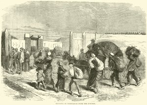 Varoşlardan sebze getirmek, Ekim 1870 by English School