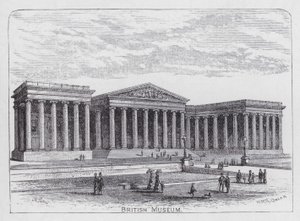 British Museum (gravür) by English School