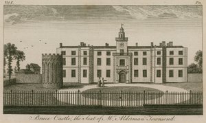 Bruce Castle, Tottenham, Londra, Bay Alderman Townsend'in koltuğu by English School