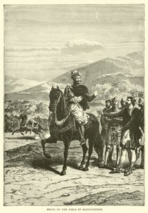 Bannockburn Alanında Bruce by English School
