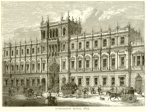 Burlington Evi, 1875 by English School