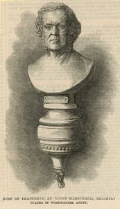 Thackeray büstü by English School