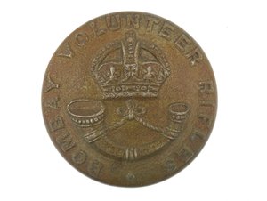 Düğme, Bombay Gönüllü Tüfekleri, 1901-1947 by English School