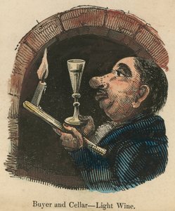 Alıcı ve kiler; karikatür by English School