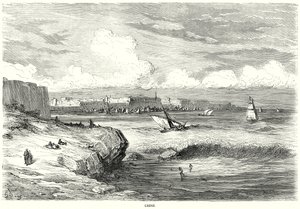 Cadiz (gravür) by English School