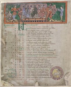 Nisan Takvim Sayfası: Ziyafet, bir 