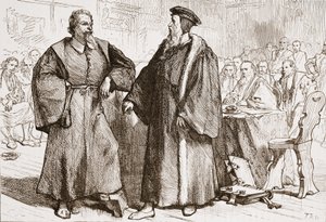 Calvin ve Servetus, Cenevre Konsili önünde, James Aitken Wylie