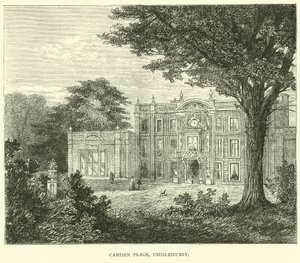 Camden Place, Chislehurst, Eylül 1870 by English School
