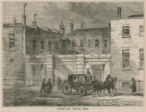 Camelford Evi, Londra, 1820 by English School