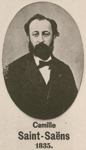 Camille Saint-Saens (gravür) by English School
