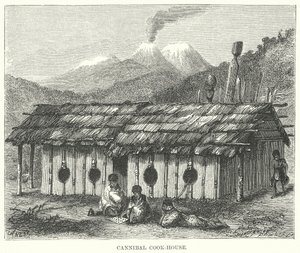 Yamyam Aşevi (gravür) by English School