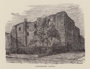 Canterbury: Canterbury Kalesi (lito) by English School