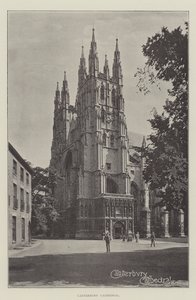 Canterbury Katedrali (lito) by English School