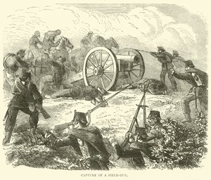 Bir tarla silahının yakalanması, Ekim 1870 by English School