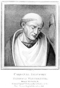 Cardinal Henry Beaufort, Bishop of Winchester, engraved by J. Parker, 1791  by English School