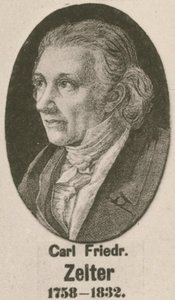 Carl Friedrich Zelter (gravür) by English School