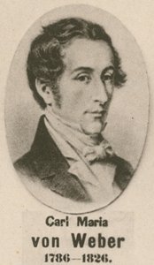 Carl Maria von Weber (gravür) by English School