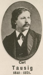 Carl Tausig (gravür) by English School