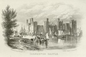 Carnarvon Kalesi, Kuzey Galler by English School