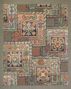 Halı tasarımı (kağıt üzerine wc) by English School