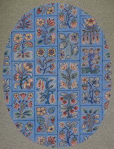 Halı tasarımı (kağıt üzerine wc) by English School