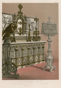 Dökme Demir Altar Parçası ve Kürsü, Barbezet and Co, Paris by English School